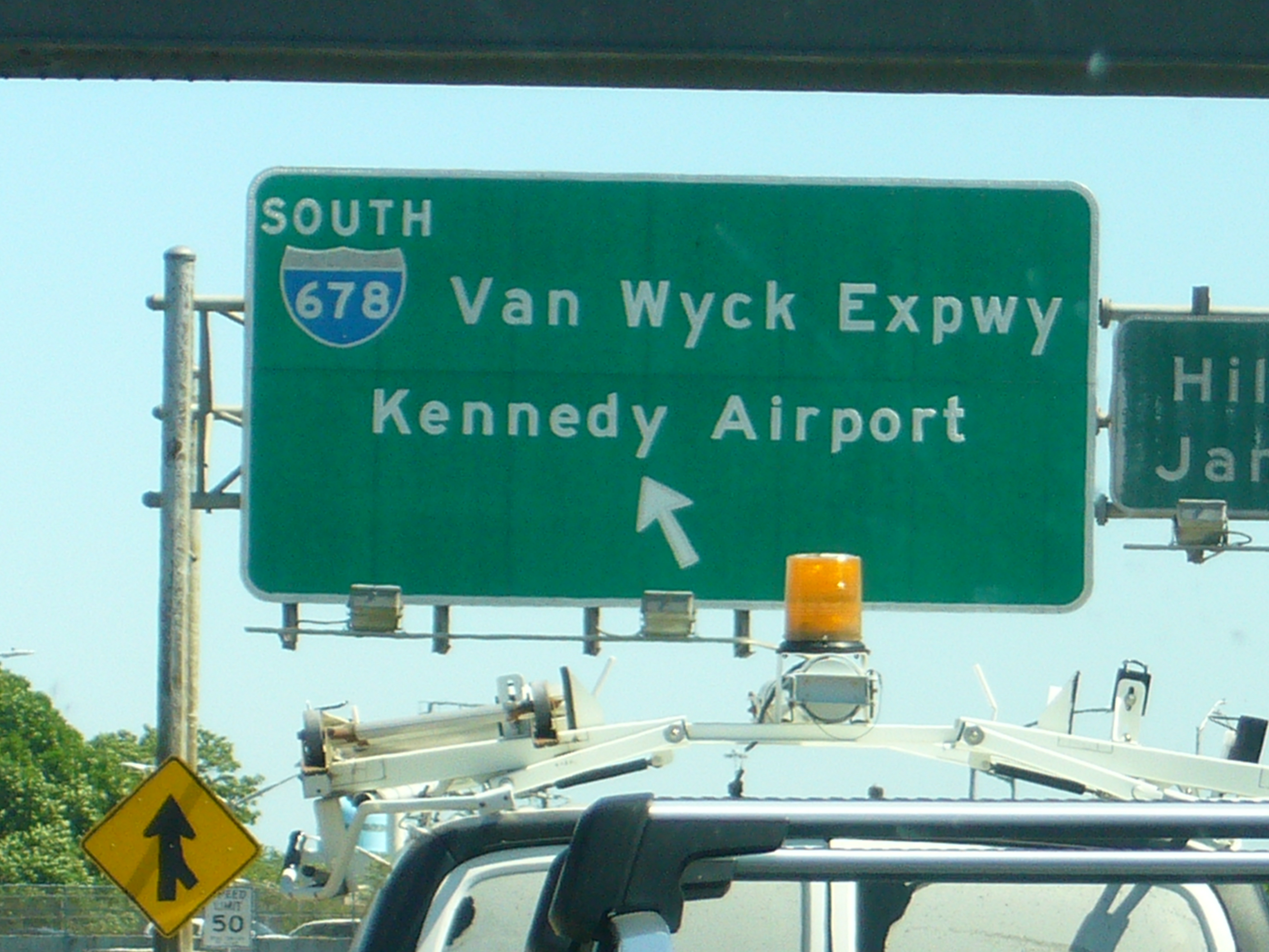 Panneau JFK le retour