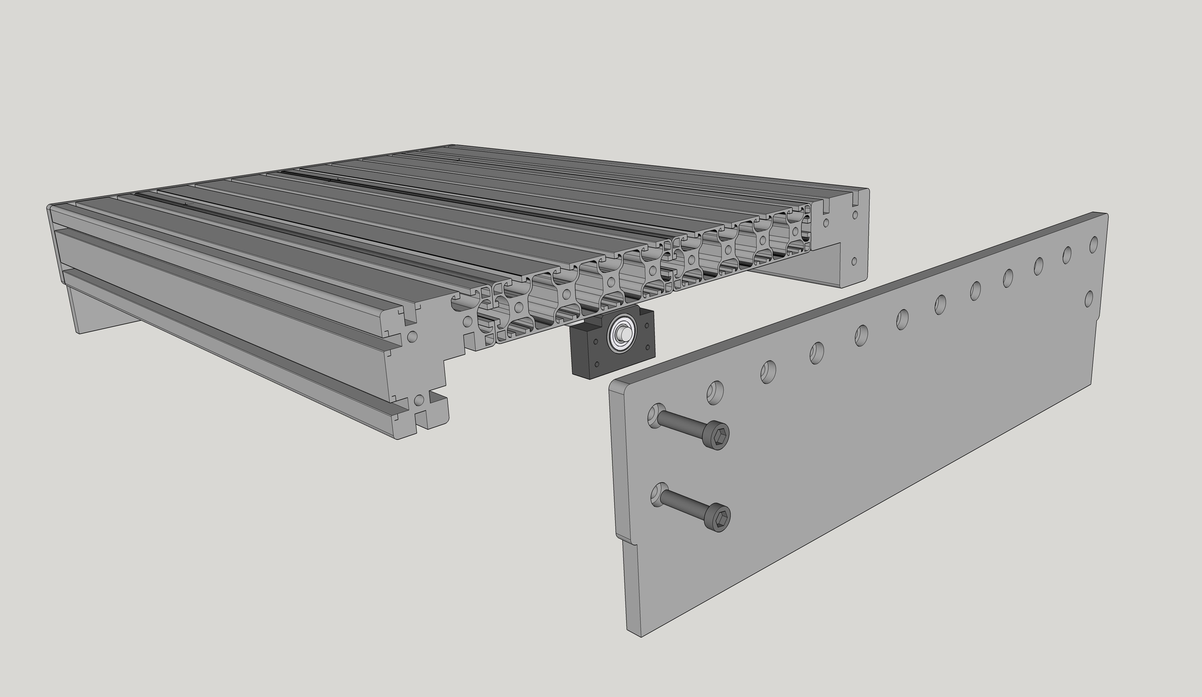 profil&eacute; alu 40x160 