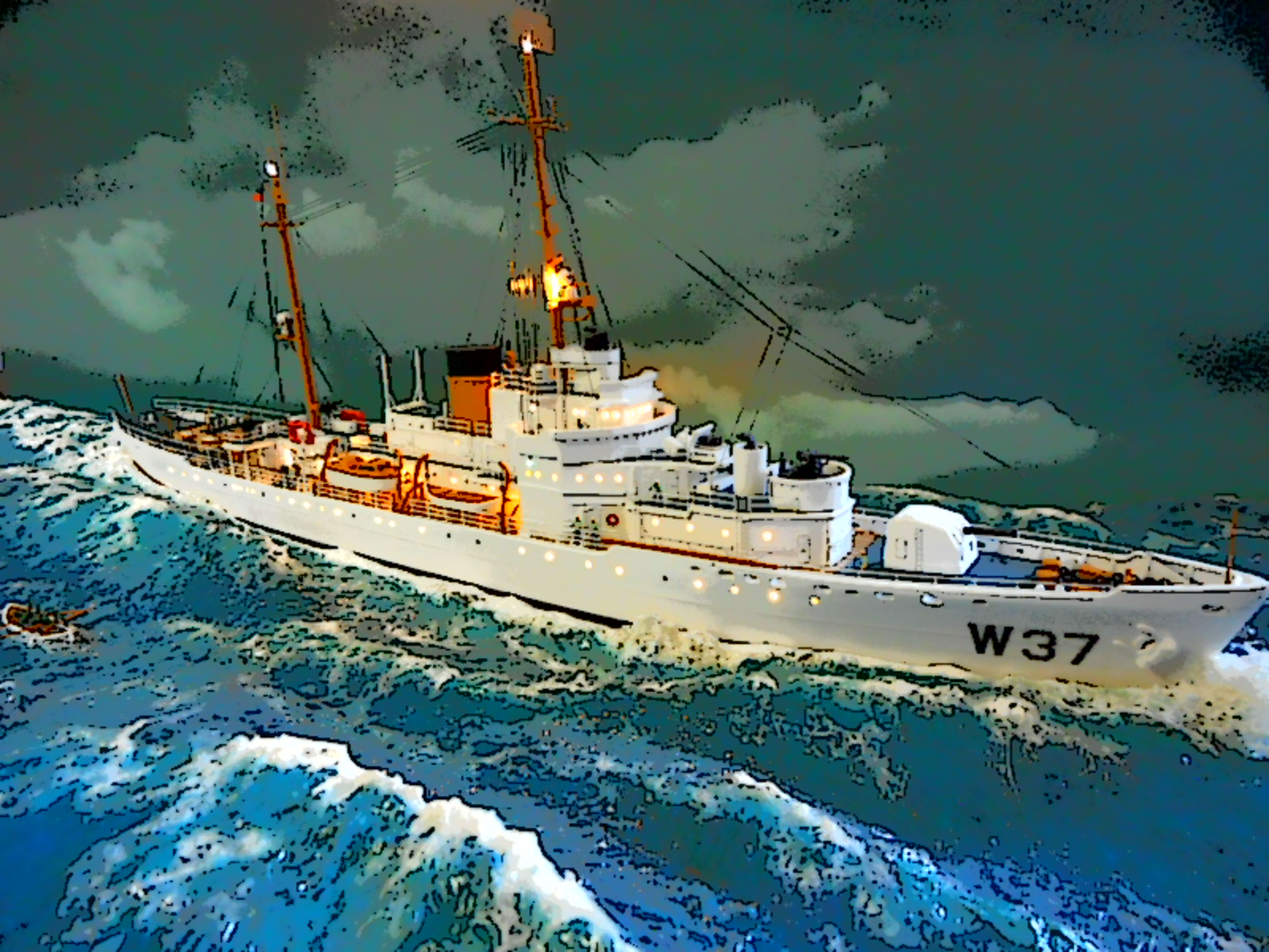 USS TANEY 1/300 Revell  16070412395220399714353168