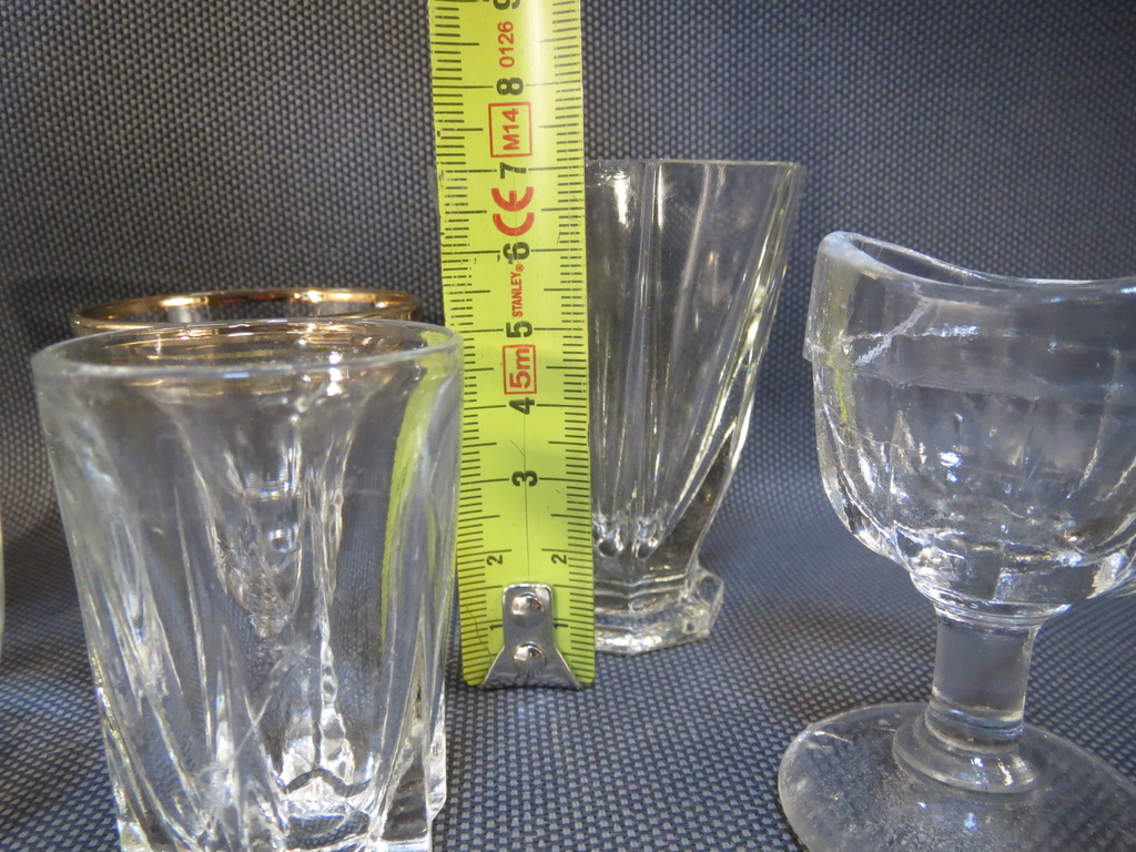 6 verres à digestif gravés - Arts de la table