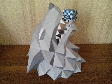 [Terminé] Game of thrones Stark Direwolf Sigil Papercraft Mini_16072007554411904714385202