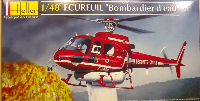 Écureuil "Bombardier d'eau" de HELLER au 1/48e 1609120918318524214486544