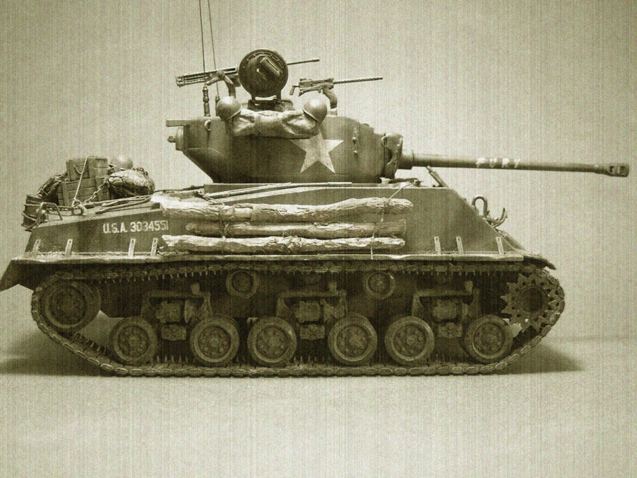 M4A3E8 Sherman "Fury" - 1/35e - [Italeri] 1610300328304769014594067
