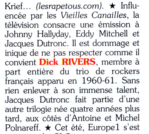 Dick Rivers et les Vieilles Canailles - Page 2 16110911451220773814623307