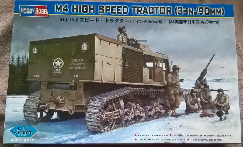 M4 High Speed Tractor - 1/35e [Hobby Boss] + Long Tom [AFV Club] 1612120619154769014703206