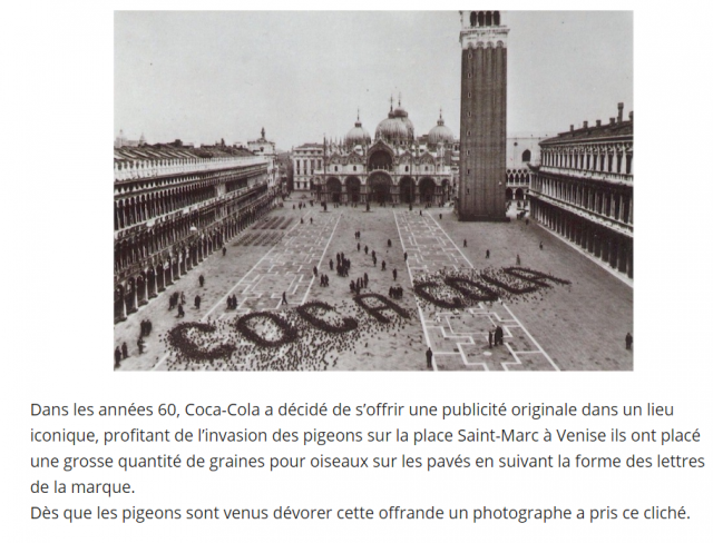 piazza San Marco avec coca-cola