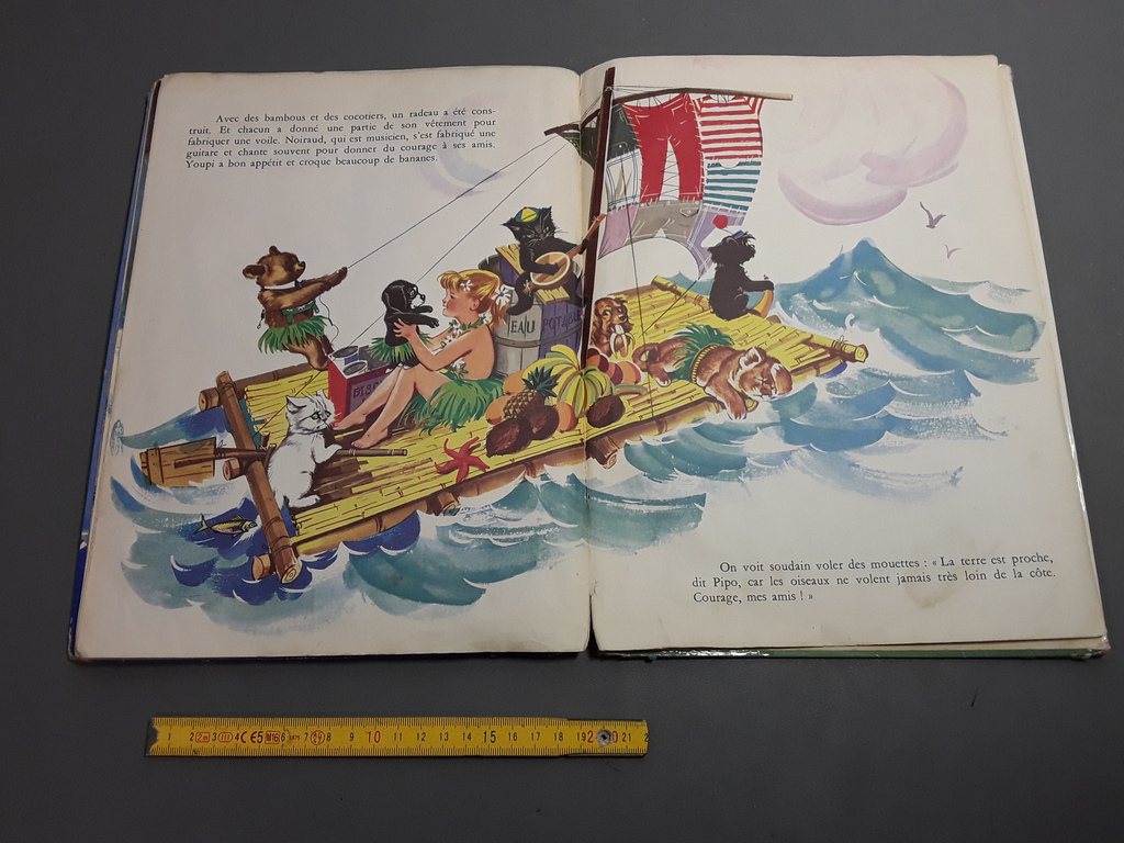 Le Voyage de Caroline - 絵本 Livre ancien enfant 