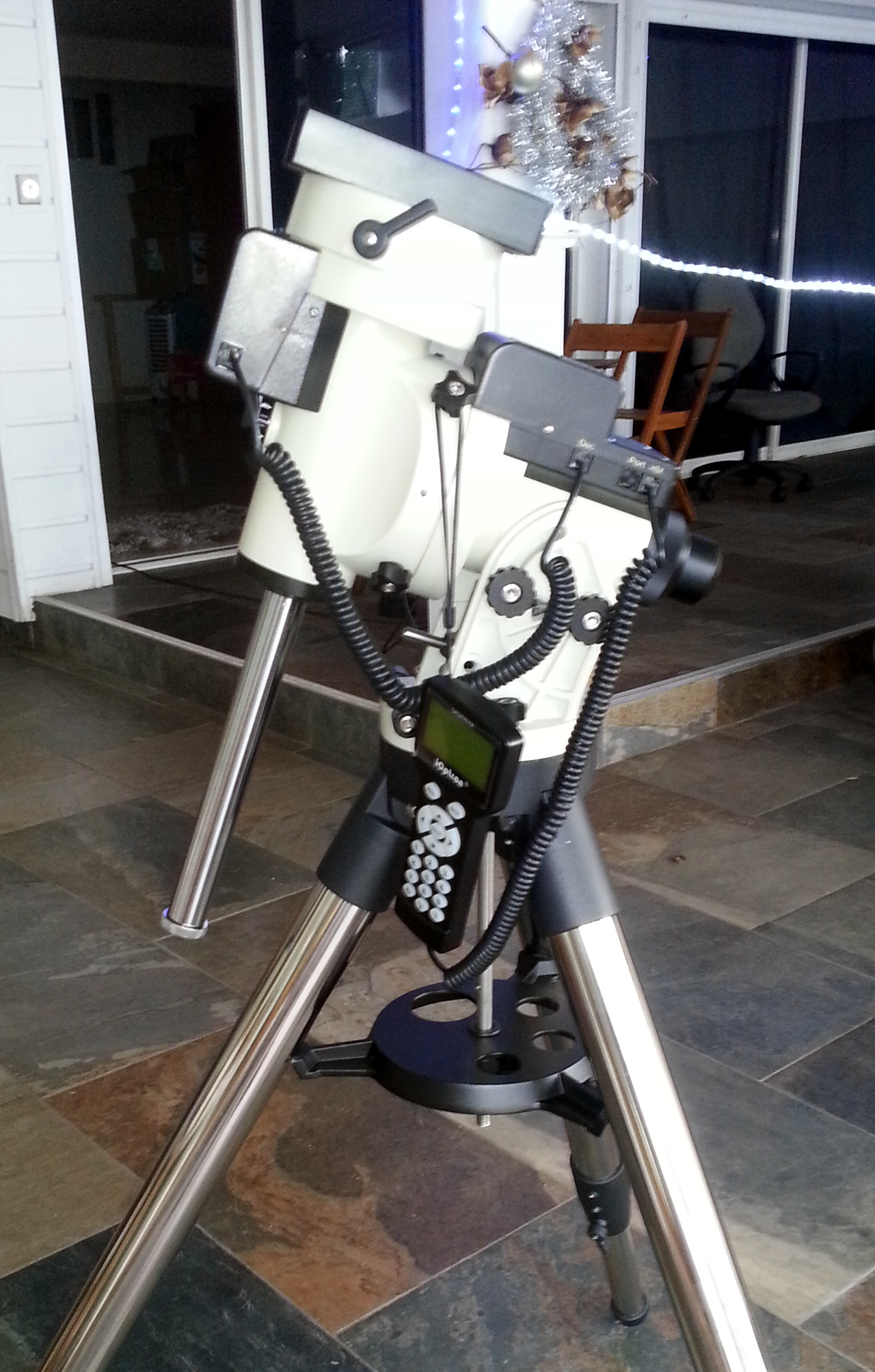 Barre contre-poids et raquette