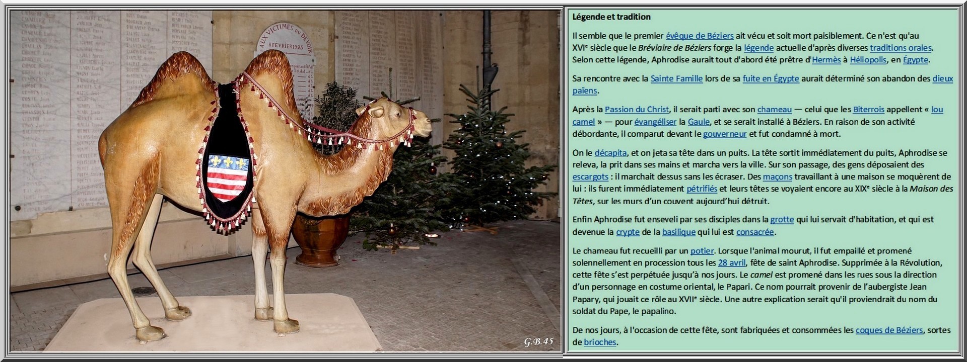 9961bis  -Lou Camel -Béziers et sa légende - rectifié