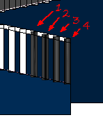 Escalier double A03c [TEST couleur colonnes NORMAL] par Aurelyaya (Gabarit mur sol sailorfuku VRAI)
