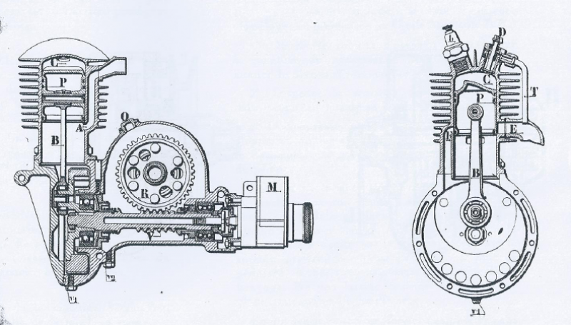 Reconstitution et restauration d'une Peugeot Cyclomoto CM1 17020211212922622414819659